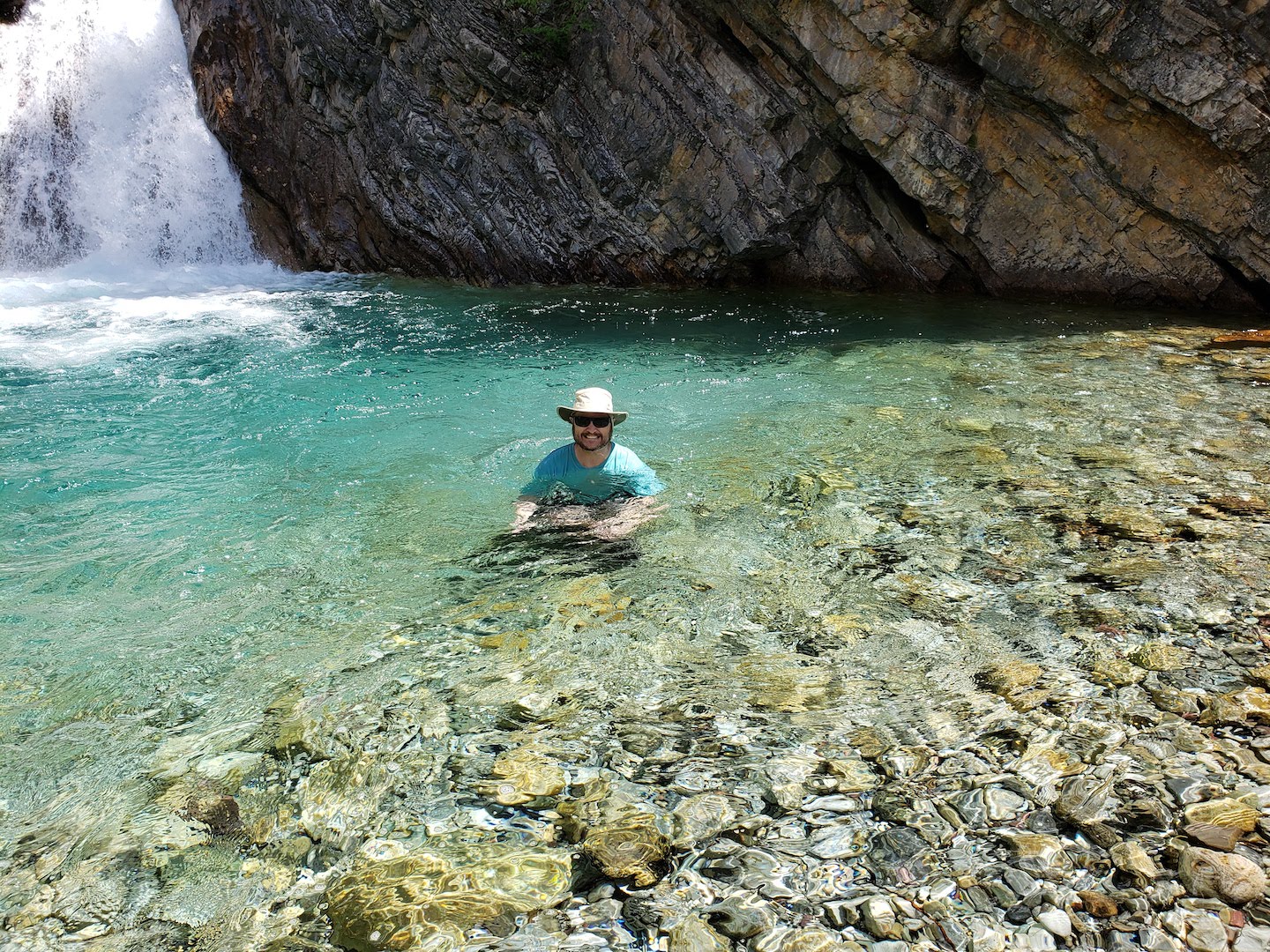 Zob in the water